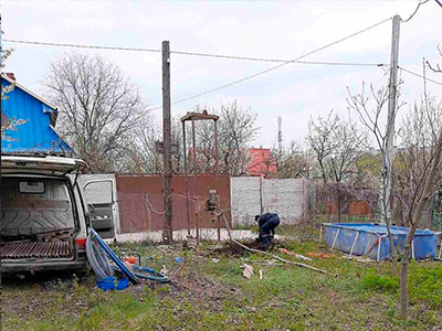 Бурение скважины в пос. Ольховка