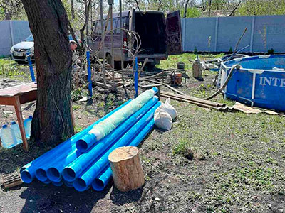 Бурение скважины в Липцах